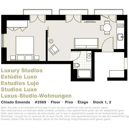 Serviced - Chiado Emenda Appartement Lissabon