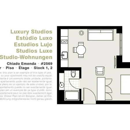 Serviced - Chiado Emenda Daire Lisboa